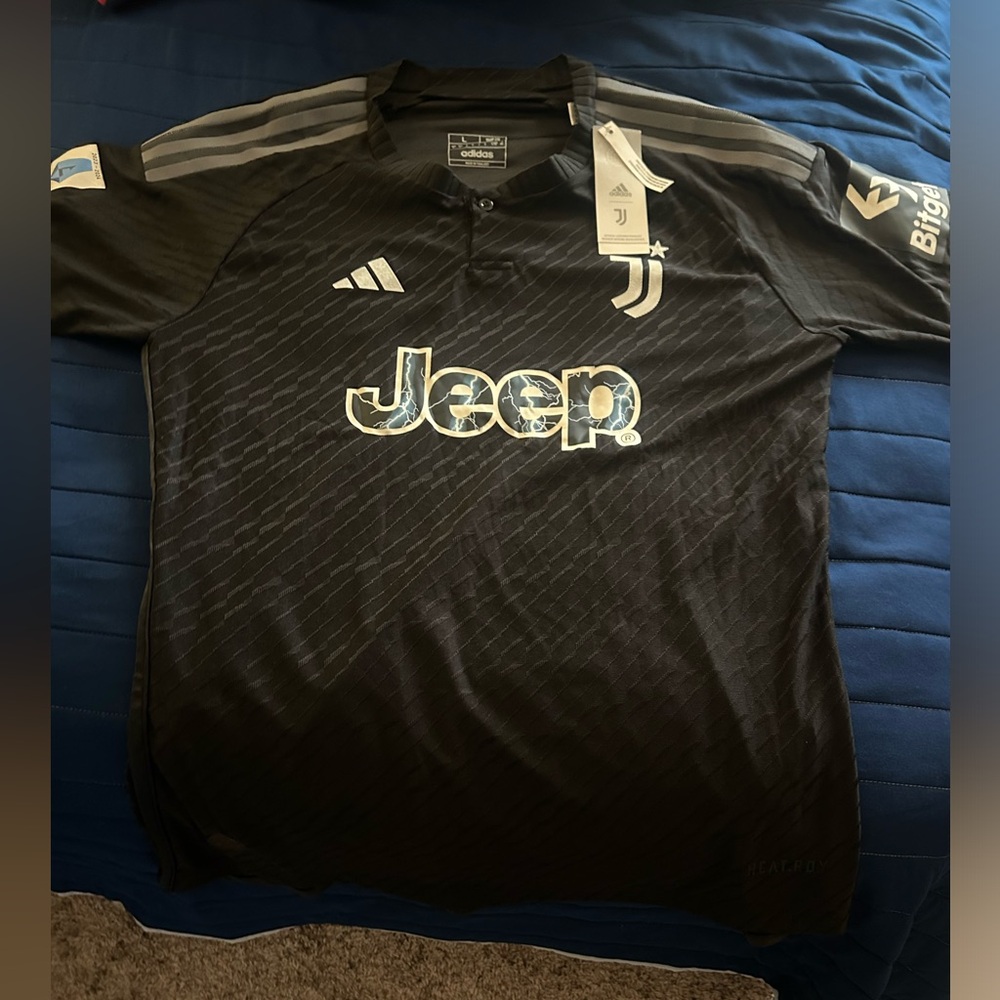 NEW JERSEY. JUVENTUS JERSEY 23/24 AUTHENTIC.
SIZE LARGE.FOR CHEAP!